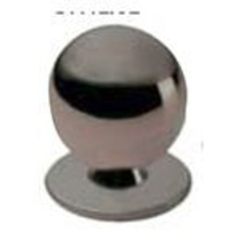 foto del prodotto masidef 1 pomolo a sfera in ottone cromato diam 20mm