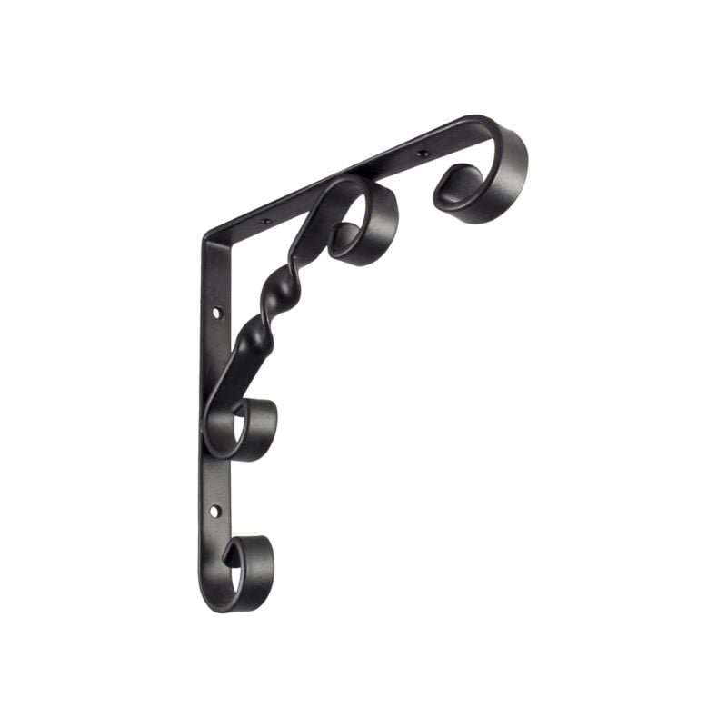 foto del prodotto masidef 1 reggimensola decorativa 200x200 mm colore nero