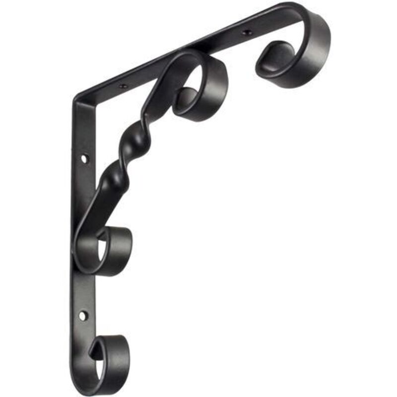 foto del prodotto masidef 1 reggimensola decorativa 250x250 mm colore nero