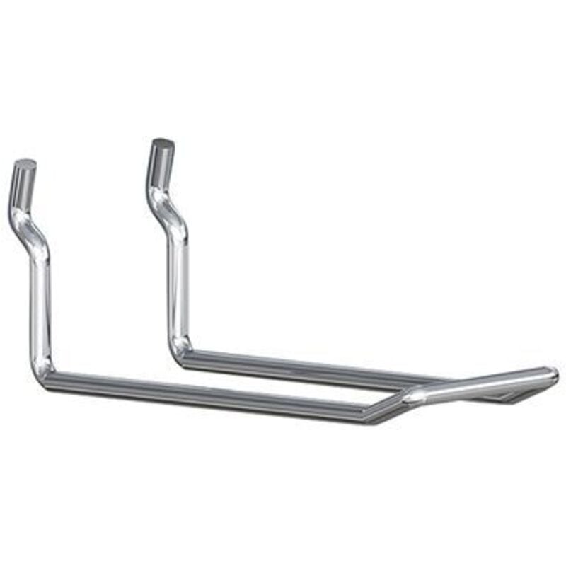 foto del prodotto masidef 10 ganci doppi in metallo per pannelli forati p.25 cm.10