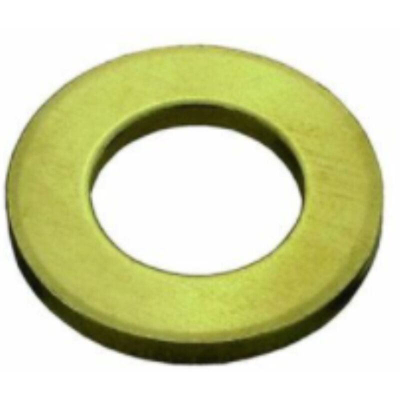 foto del prodotto masidef 12 rondelle piane in ottone lucido 4,3mm
