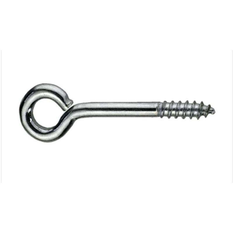 foto del prodotto masidef 4 occhioli filettati per legnoin ferro zincato 5,2x30x20mm