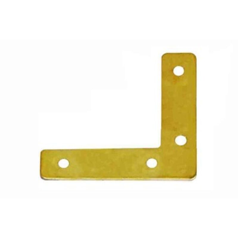 foto del prodotto masidef 4 squadrette di giunzione ottonati 60x60mm