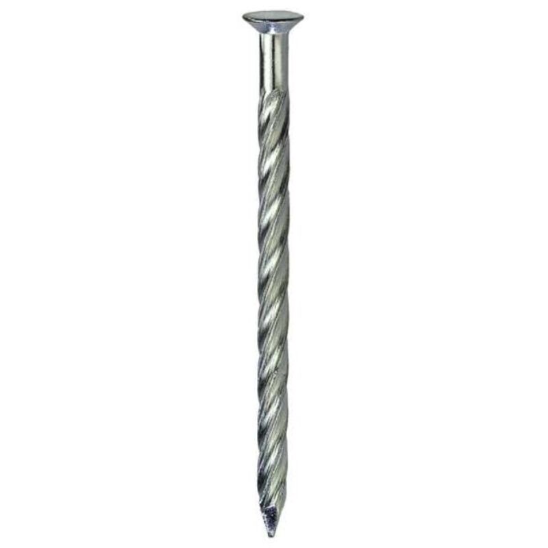 foto del prodotto masidef 50 pezzi chiodi a vite con testa piana svasata 3,1x30mm zincati