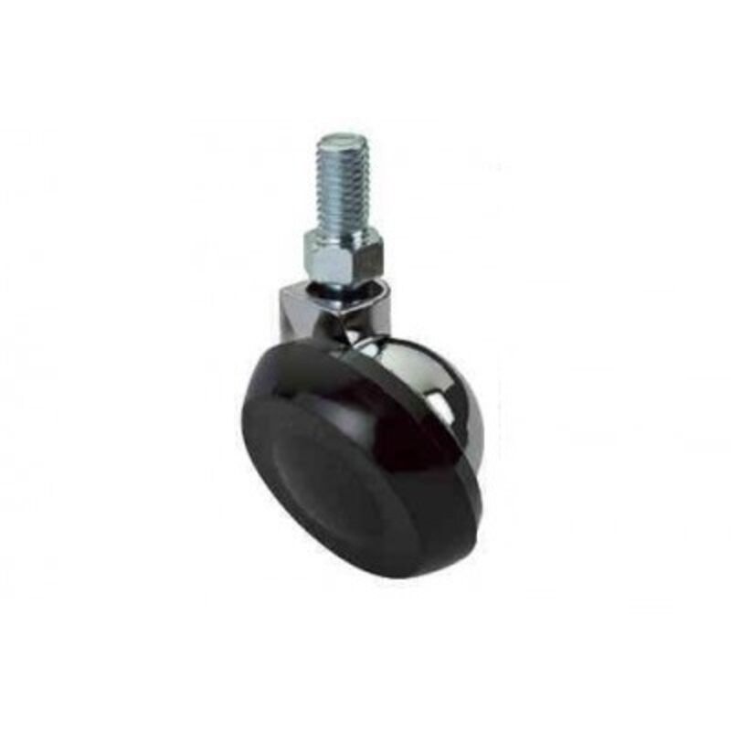 foto del prodotto masidef 56134 ruota piroettante in nylon con perno diametro mm.42