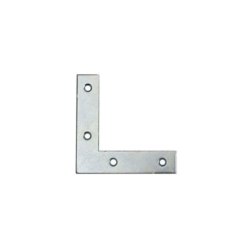 foto del prodotto masidef angoli di rinforzo in acciaio zincato bianco 60 x 60 mm. 4 pz.