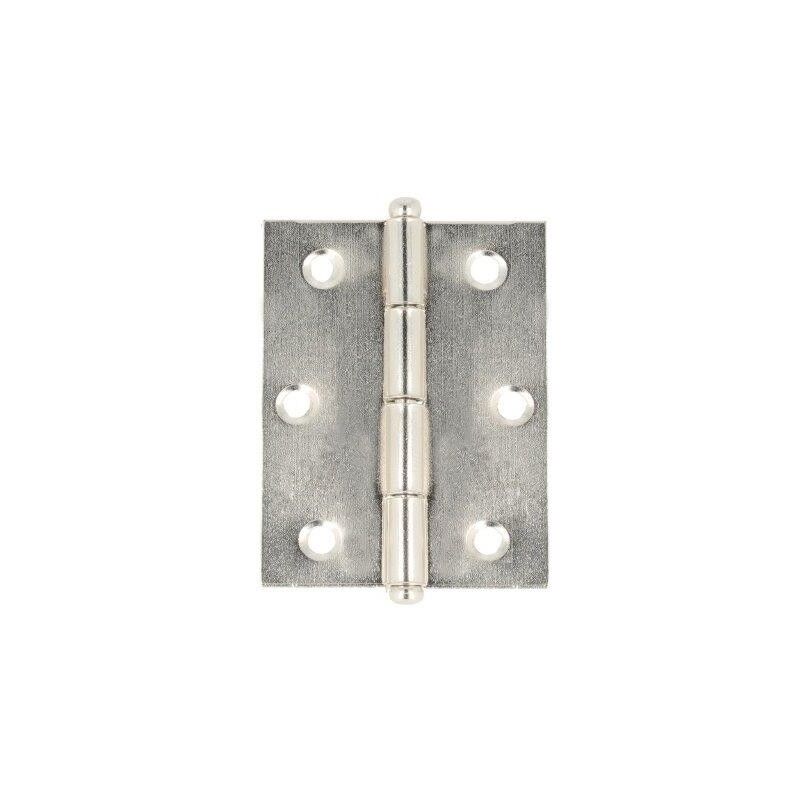foto del prodotto masidef cerniere con spina a levare in ferro nichelato 35x40 mm. 2 pz.