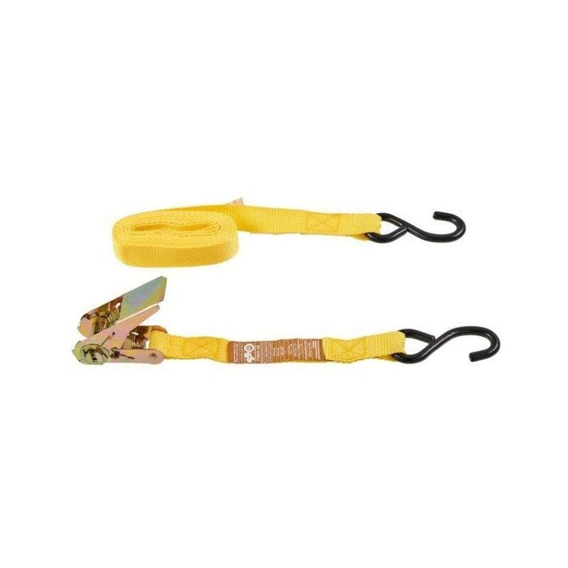 foto del prodotto masidef cinghia di ancoraggio 245 kg. con tenditore e cinghia con gancio 25 mm. x 3,5 mt.