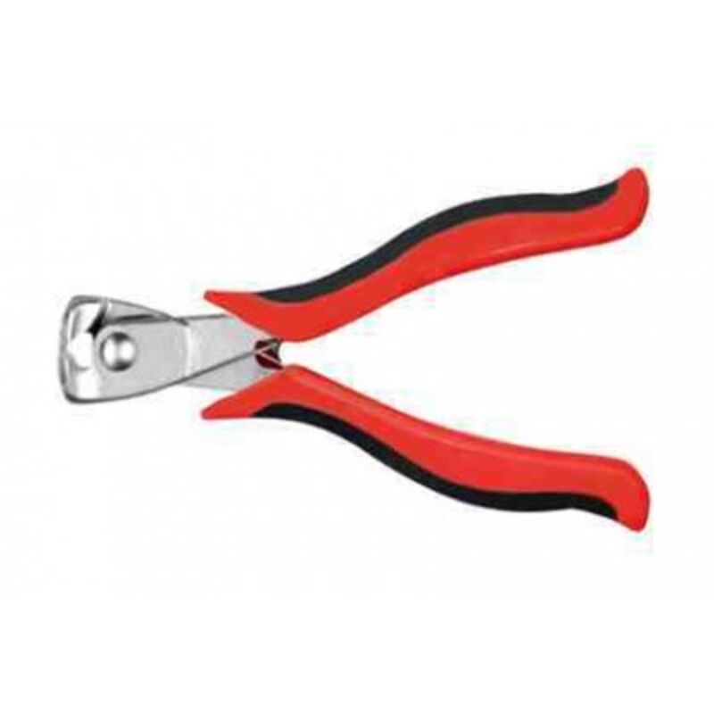 foto del prodotto masidef cobrax tronchese frontale per elettronica 110mm manici in bimateriale rosso nero