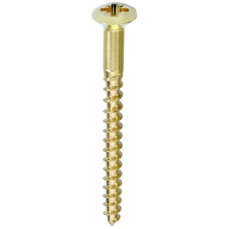 foto del prodotto masidef connex 10 viti testa goccia disego in ottone 3,5x20 mm