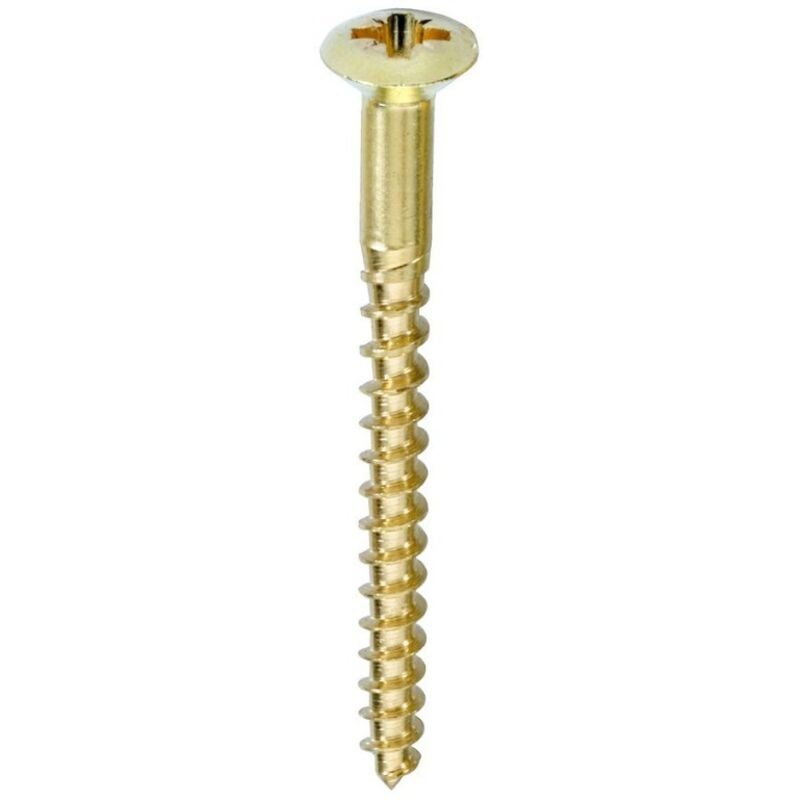 foto del prodotto masidef connex 14 viti testa goccia disego in ottone 3,0x20