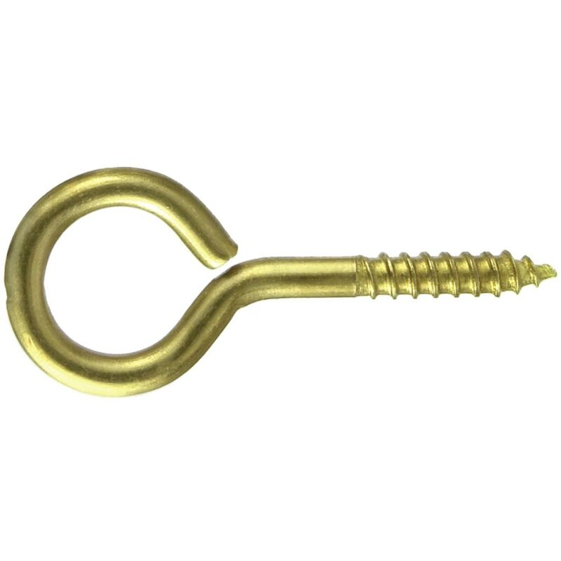 foto del prodotto masidef connex 3 occhioli per legno ottonati 3,8x25x12mm
