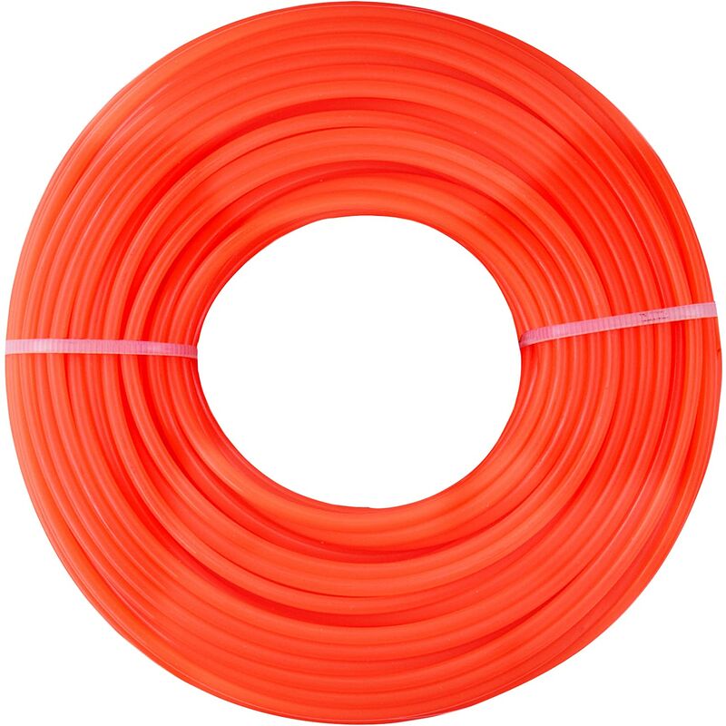 foto del prodotto masidef dario tools cmb322425 filo nylon per trimmer, 2,4 mm, 25 m, colore rosso