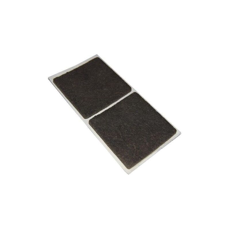 foto del prodotto masidef feltrini adesivi quadrati 40 x 40 mm. marrone 2 pz.
