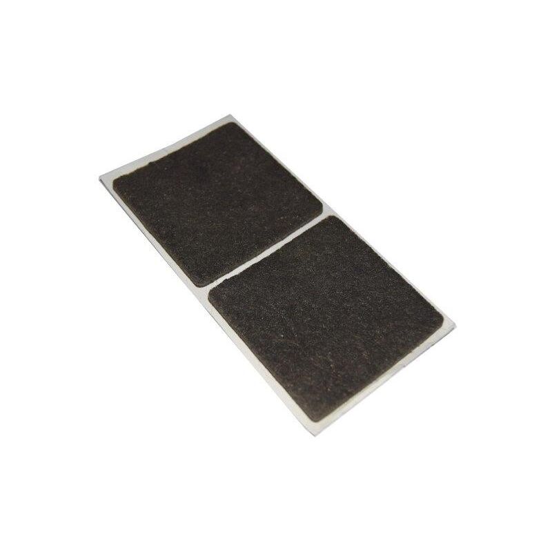 foto del prodotto masidef feltrini adesivi quadrati 50 x 50 mm. marrone 2 pz.