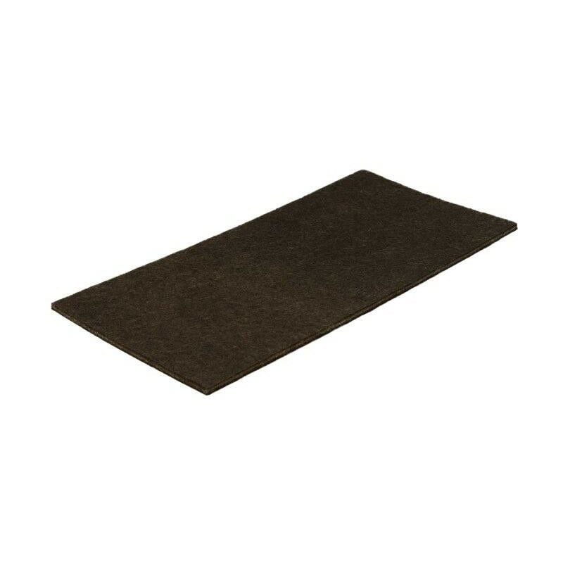 foto del prodotto masidef feltrino adesivo rettangolare 100 x 200 mm. marrone 1 pz.
