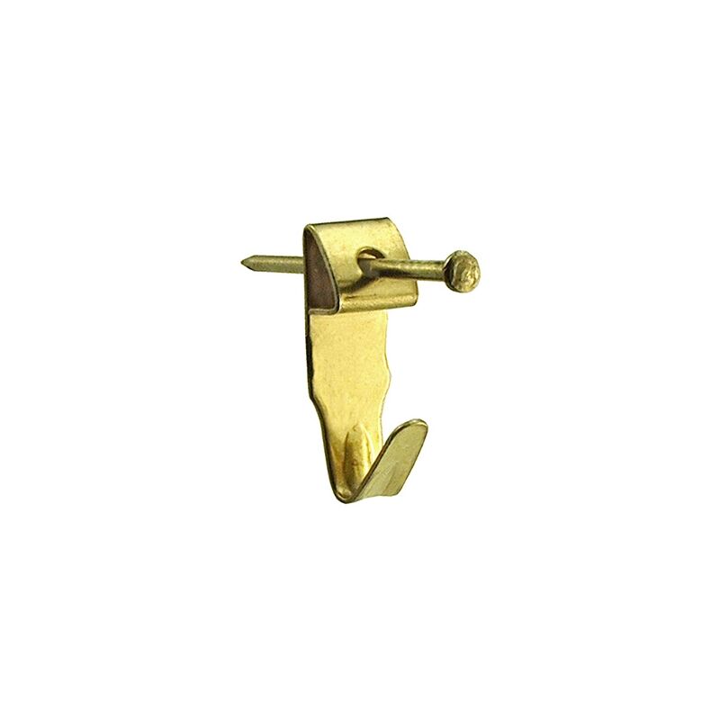 foto del prodotto masidef ganci a x per fissaggio quadri n 0 6 x 17 mm. con chiodini 10 pz.