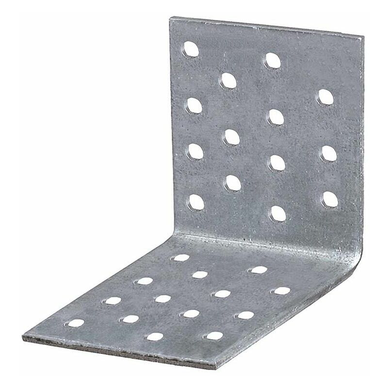 foto del prodotto masidef giunto ad angolo forato mm 2,5 40x40x60 zincato set 2 pezzi