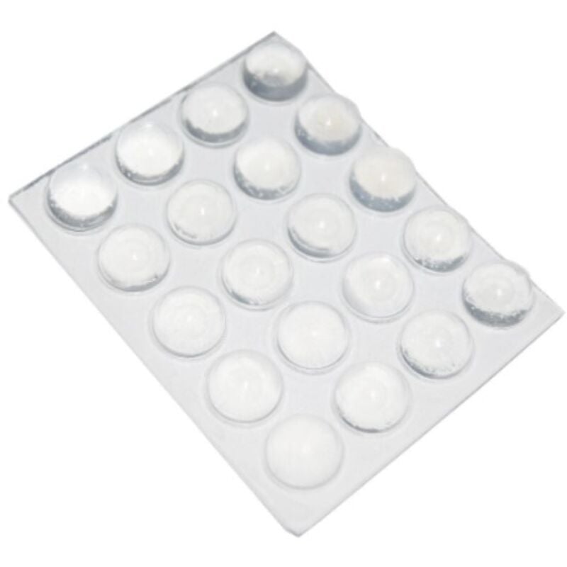 foto del prodotto masidef ideare paracolpi adesivi trasparenti diametro 19x9,5mm