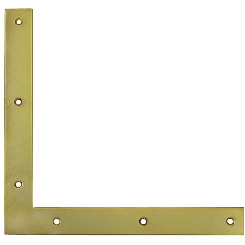 foto del prodotto masidef lastrine angolari 100 x 100 mm. zincate giallo 1 pz.