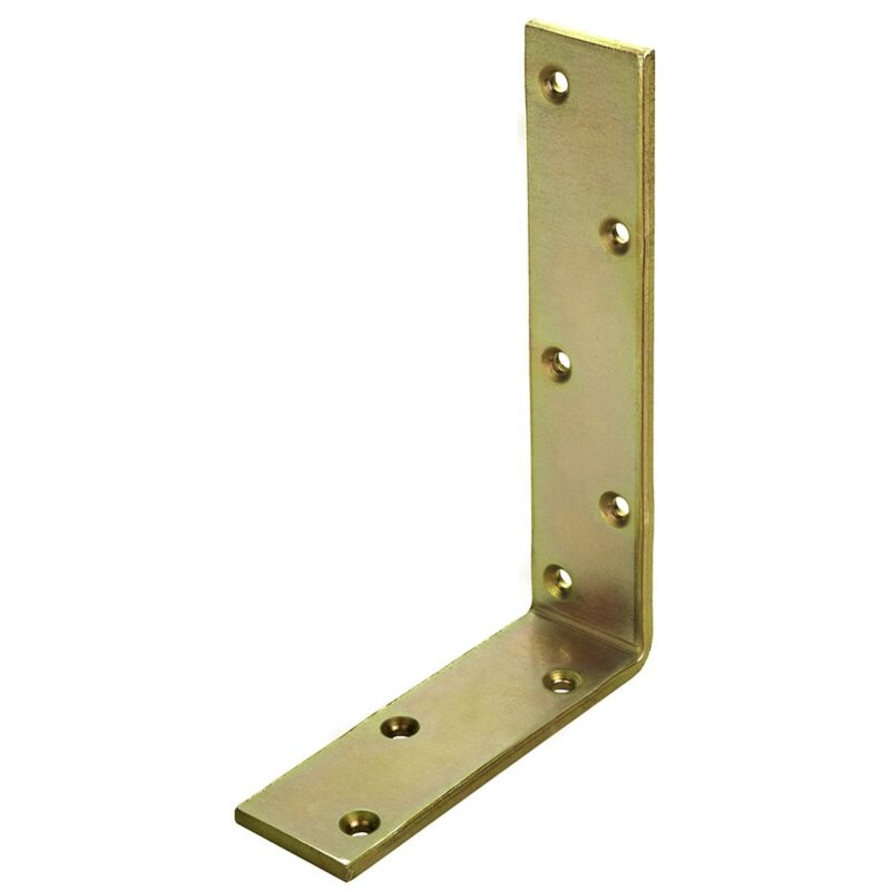 foto del prodotto masidef lastrine angolari 180 x 120 mm. zincate giallo 1 pz.