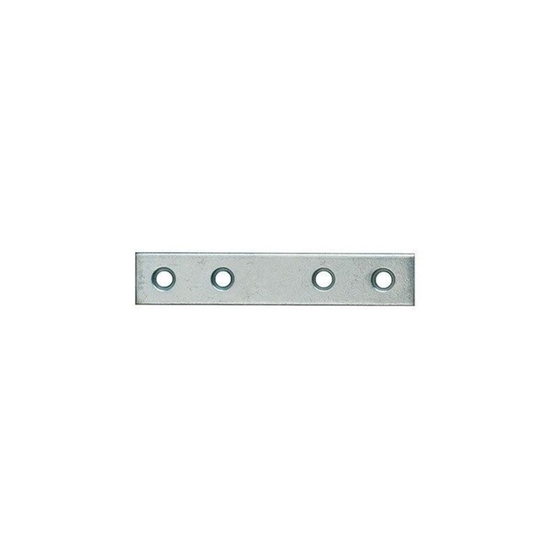 immagine 0 del prodotto masidef lastrine di giunzioni dritte in acciaio zincato bianco 60x15 mm. 4 pz.