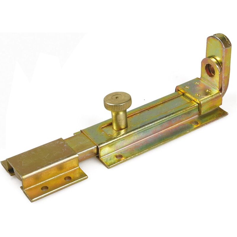 foto del prodotto masidef maxpower catenaccio zincato giallo conportalucchetto 300x57mm