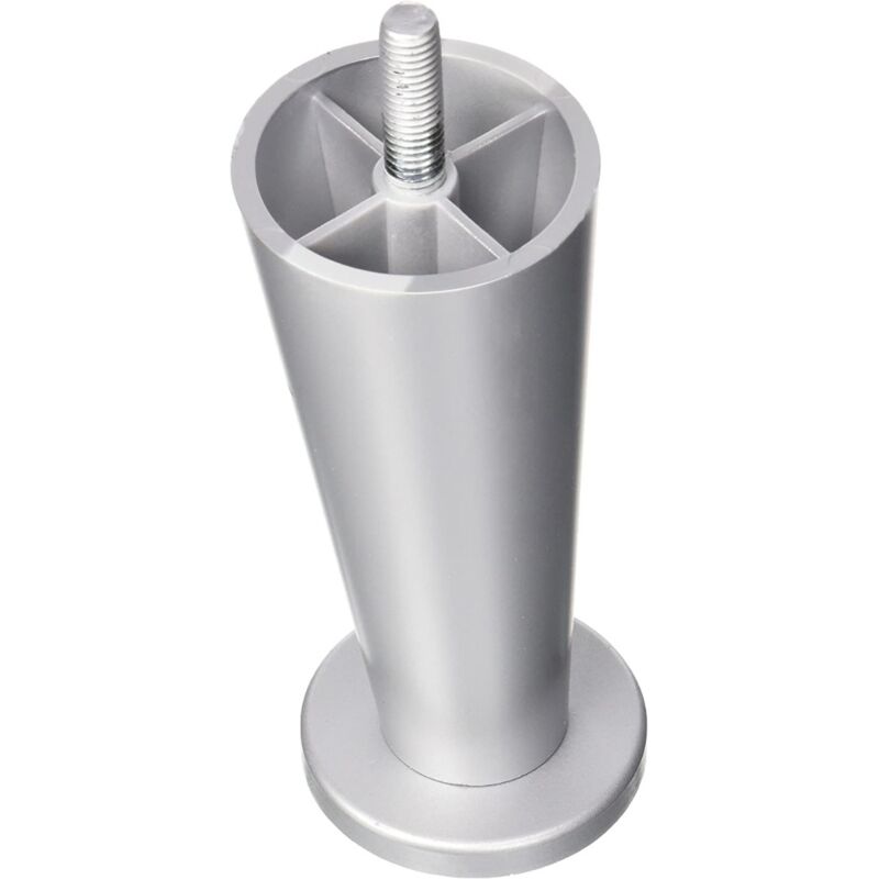 foto del prodotto masidef mobila 1 piedino calice h 130mm diametro 60mm verniciato alluminio