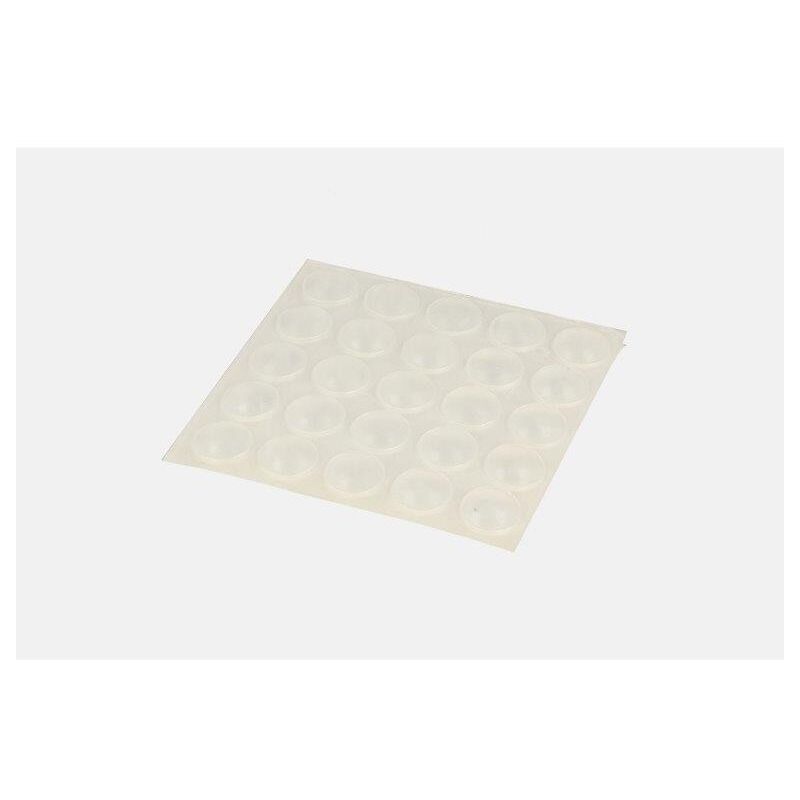foto del prodotto masidef paracolpi adesivi trasparenti 10 spessore 3,0 mm. 50 pz.