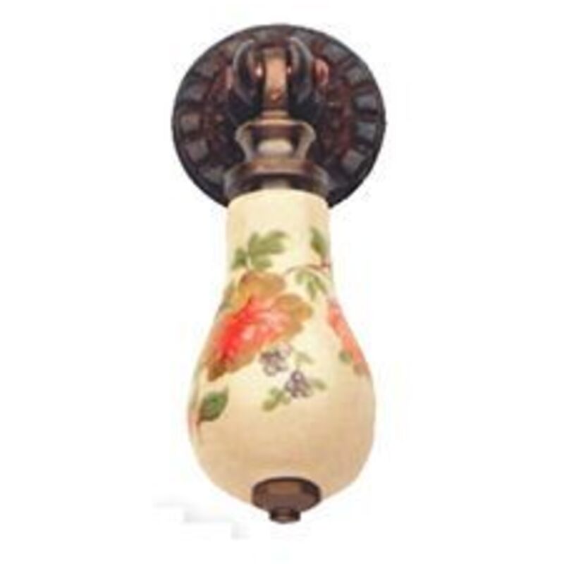 foto del prodotto masidef pendente porcellana champagne fiori