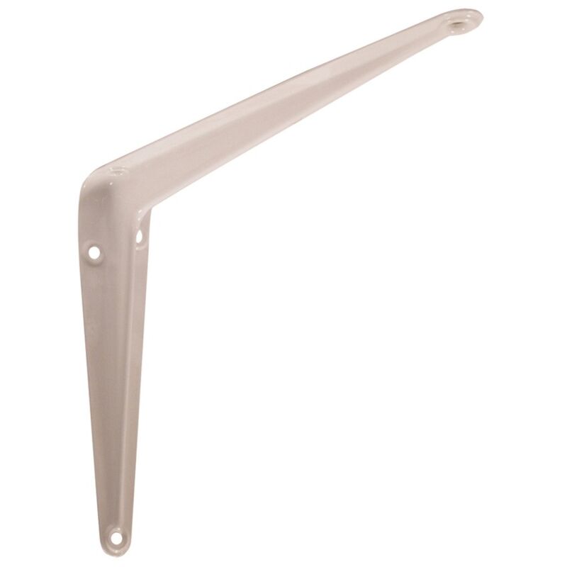 foto del prodotto masidef reggimensola in lamiera nervata 100 x 130 mm. bianco