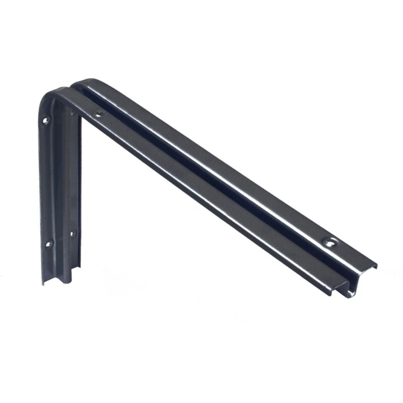 foto del prodotto masidef reggimensola plus acciaio stampato 210 x 320 mm. nero
