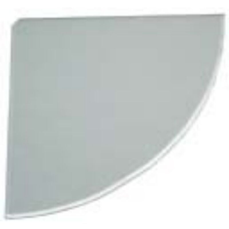 foto del prodotto masidef ripiano in vetro ad angolo float 250 x 250 mm.