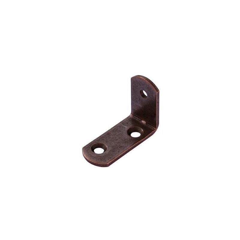 foto del prodotto masidef squadretta reggipiani bronzata 25 x 35 x 15 spessore 2 mm. 4 pz.