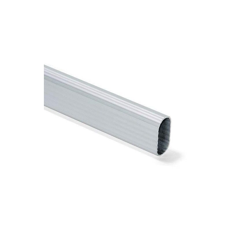 foto del prodotto masidef tubo per armadi ovale in alluminio millerighe 150 cm.
