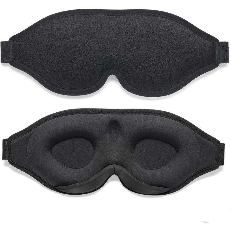 foto del prodotto masque de sommeil zero pression design ergonomique 3d, les siestes, la m ditation, les voyages,occultant pour hommes femmesmasque yeux ultra