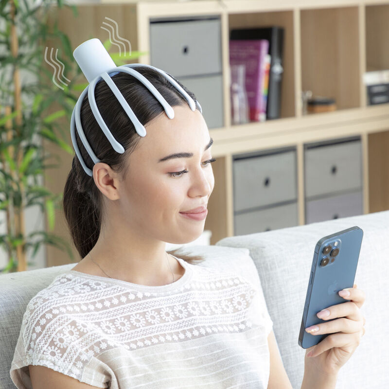 foto del prodotto massaggiatore ricaricabile per la testa helax innovagoods
