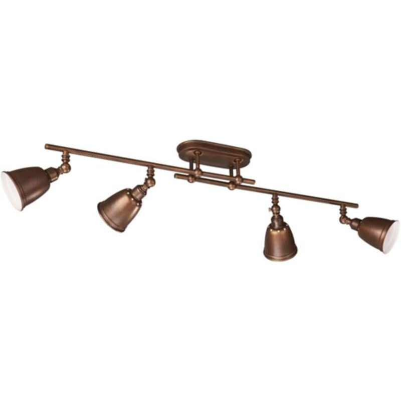 foto del prodotto massive - lampada da soffitto petrol marrone anticato e14 7 w