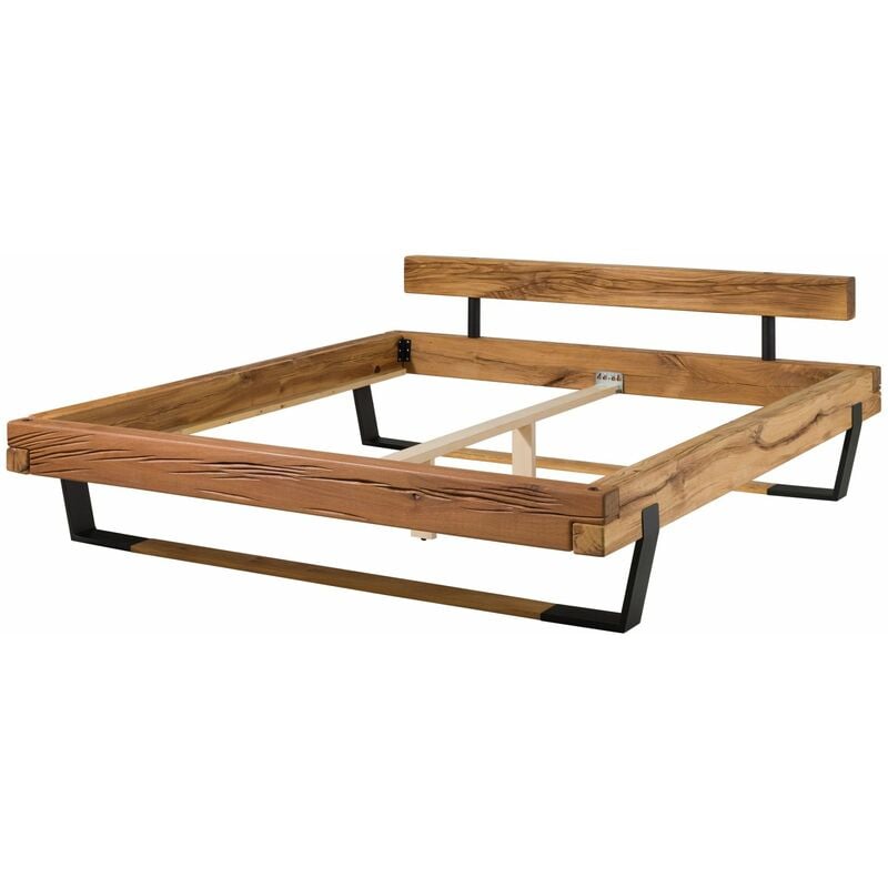 foto del prodotto massivmoebel24.de oslo 200 letto matrimoniale in legno di quercia selvatica oliato natur 200x200