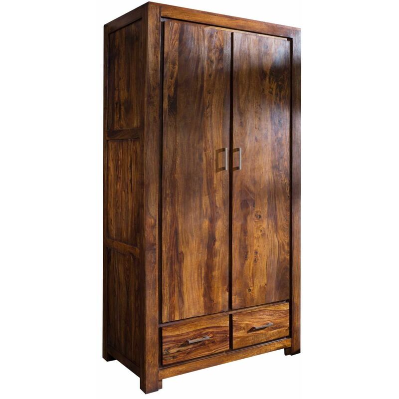 foto del prodotto massivmoebel24 metro life 117 armadio in legno di sheesham laccato life honey 100x61x200