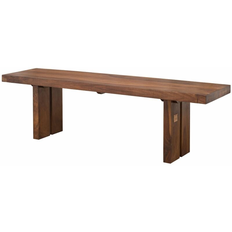 foto del prodotto massivmoebel24 - sydney 116 panca in legno di sheesham - laccato noble unique 160x38x45