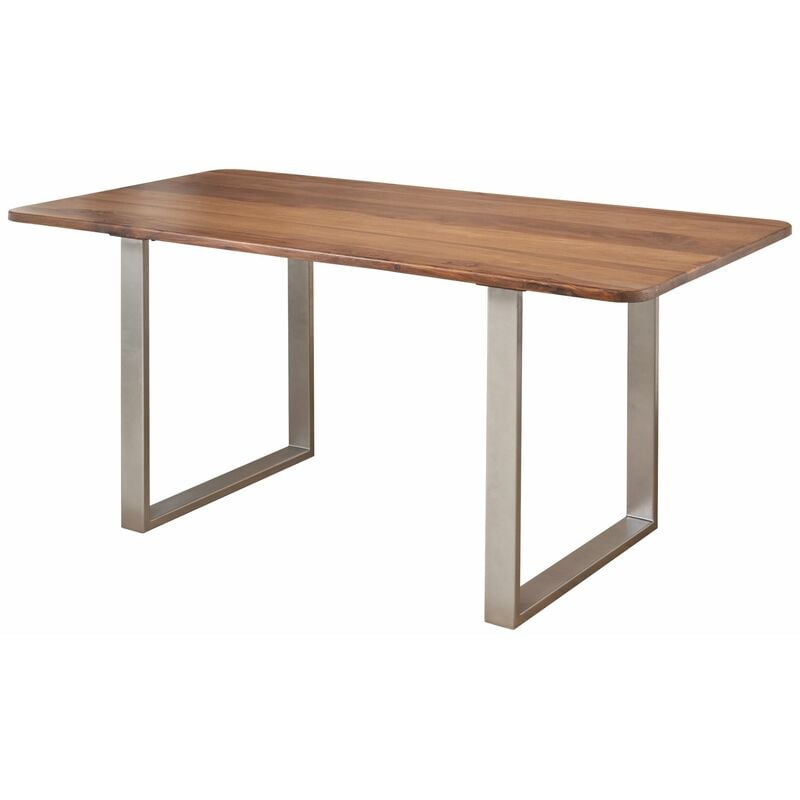 foto del prodotto massivmoebel24 tavolo da pranzo in legno di sheesham palissandro 160x90x76 noble unique laccato sydney 146