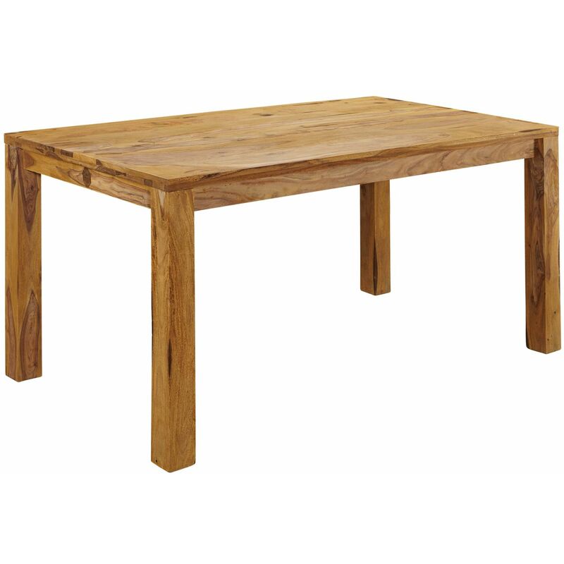 foto del prodotto massivmoebel24 tavolo da pranzo in legno di sheesham palissandro 80x80x76 marrone oliato nature brown 811