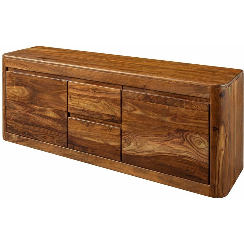 foto del prodotto massivmoebel24 - toronto 200 credenza in legno di sheesham - cerato / noce 147x58x40