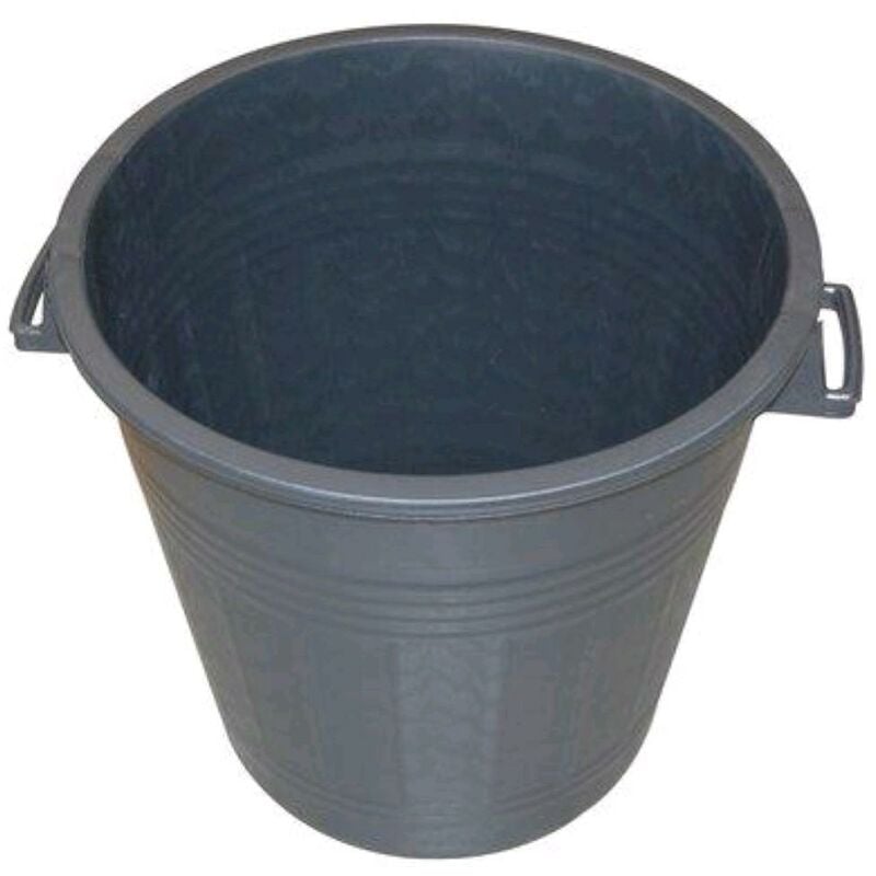 foto del prodotto mastello bidone bigoncio fondo vivo nero stefanplast lt 50 cm 45x44 1 pz