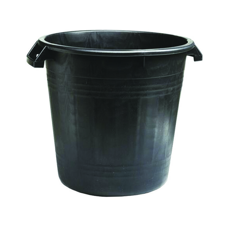 foto del prodotto mastello bidoni nero uso agricolo senza coperchio 1 pz lt.50 cm.41 h cm.50