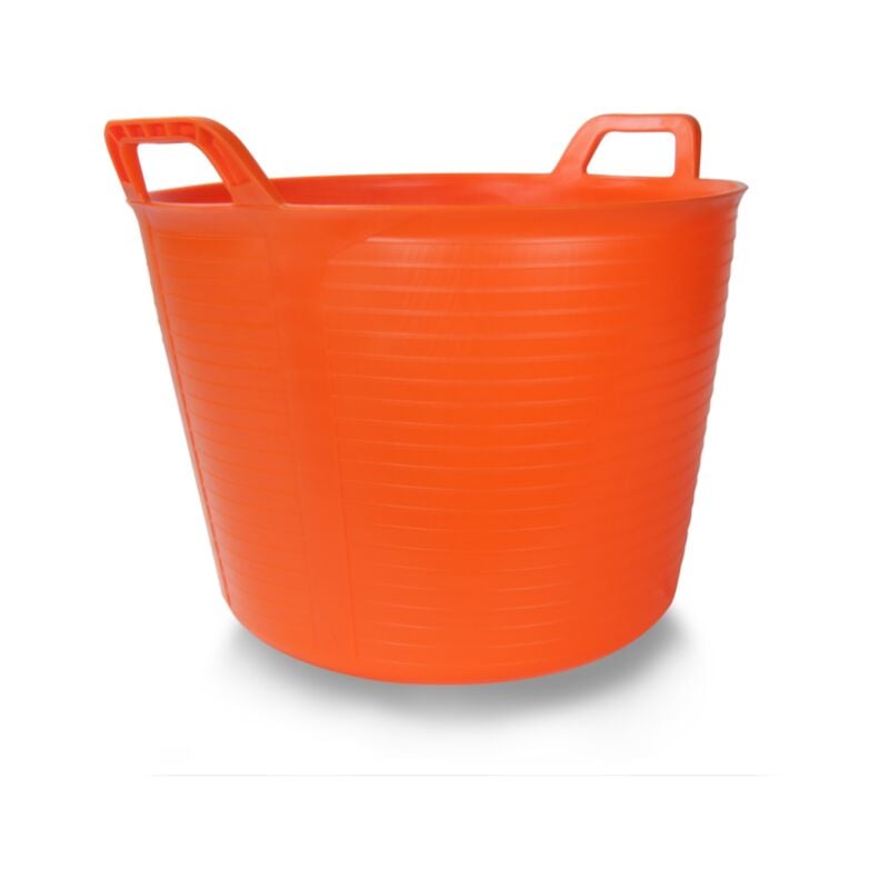foto del prodotto mastello in plastica arancione n.3 40 l 