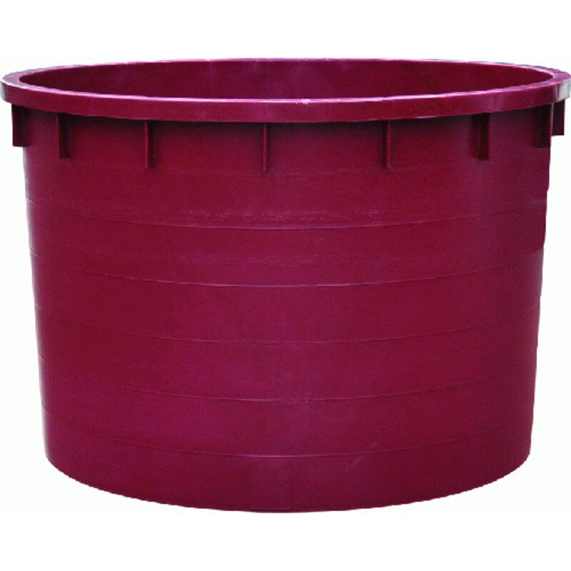 foto del prodotto mastellone in polietilene hd atossico per alimenti da 750 lt vinaccia cm 122 x 82 h mastello contenitore per mosto uva