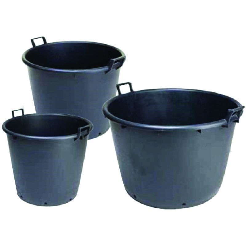 foto del prodotto mastelloni tondi 2 manici con fori per vivaio lt.24 cm.44x33h.