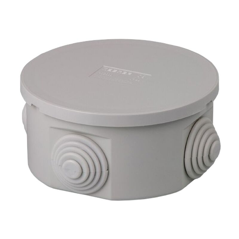 foto del prodotto master cassetta di derivazione tonda con passacavi ip55 grigio m03001